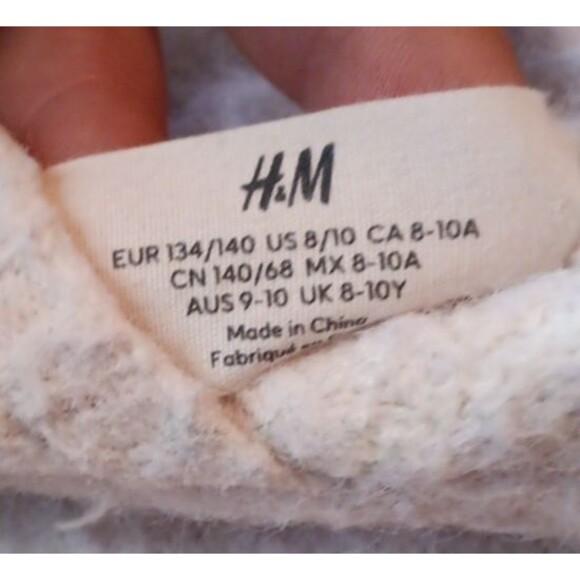 H&M Size 8/10 Fleece Knit Sweatshirt - Picture 2 of 4